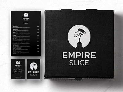 Empire Slice Logo Design and Branding branding branding design clean design designer graphic design logo minimal typography vector