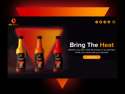 6ixHeat Landing Page Design