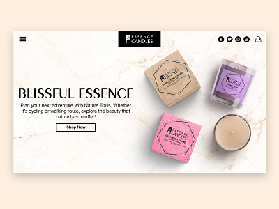 Essence Candles Landing Page