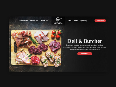 Select Cuts Deli & Butcher Landing Page