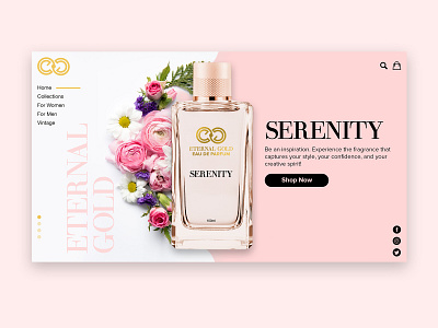 Eternal Gold Landing Page Design