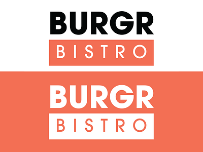 BURGR Bistro Logo Design