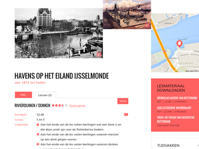 Rotterdam Heritage Platform collabration heritage museum platform school website