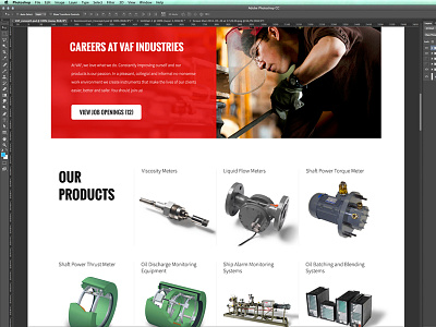 Drib industrial products red website