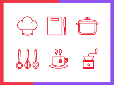 Food Essentials icons volume 1.1 ai cooking icon icon
