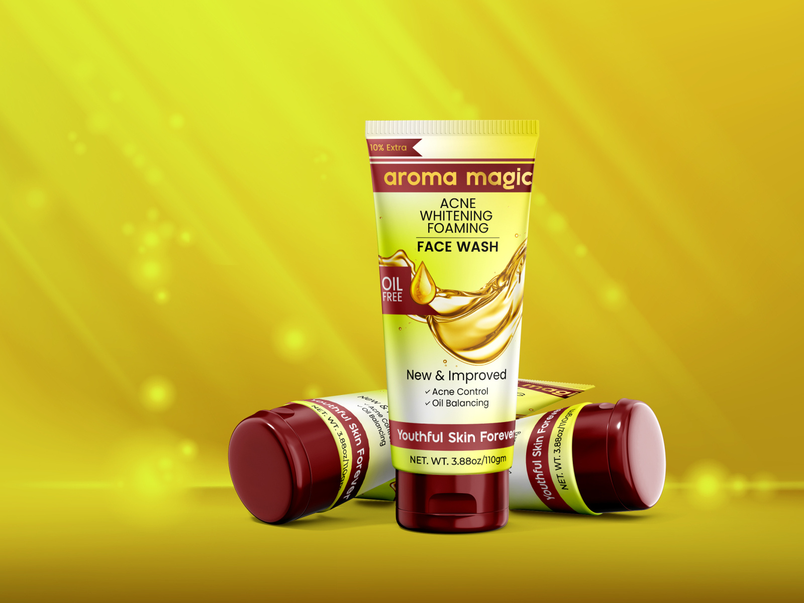 Aroma Magic Face Wash Packaging Design by Asma Qamar on Dribbble