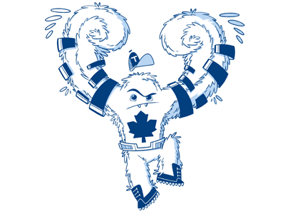 Toronto Maple Leafs themed superhero