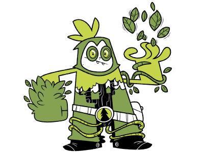 Chlorophyll Kid character design character designer characters