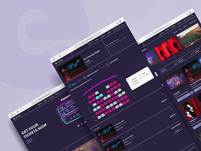 Tickets for events - Redesign adaptive app booking concert design event graphic design minimal tickets ui ux web web design website
