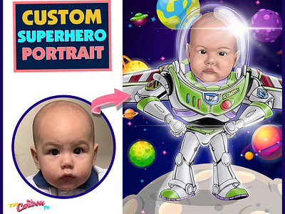 Buzz Lightyear Custom Portrait ui
