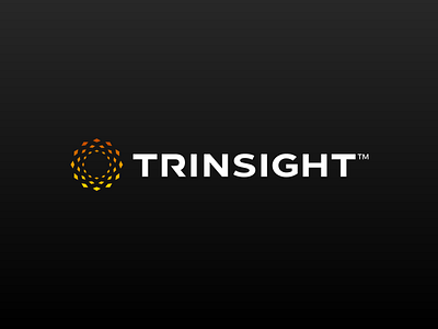 Trinsight Logo branding dallas design graphic design logo spire train transportation