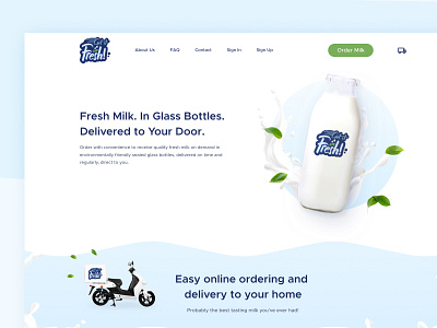 LX2 - Fresh Milk Web Design