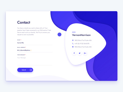 LX2 - Dailyui 28 - Contact Us contact us dailyui
