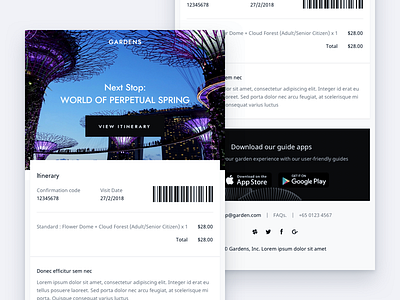 LX2 - Dailyui  54 - Ticket Confirmation