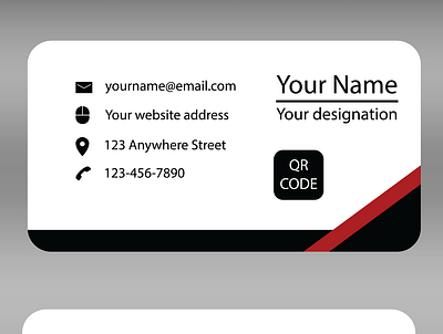 Simple business card business card simple