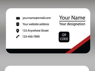 Simple business card