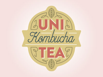 Kombucha Logo & Labeling branding kombucha labels