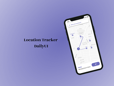 Location Tracker #DailyUI #020 #Figma