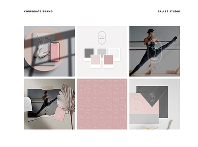 Ballet Studio branding graphic design logo