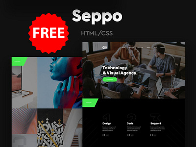 Free Seppo - Corporate One Page HTML Template