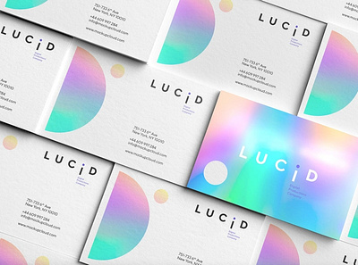 Neon & Holographic Branding Mockups abstract brand stationery branding card document holographic holography letterhead logo identity lucid mockup neon paper presentation print psd stationery template typography white