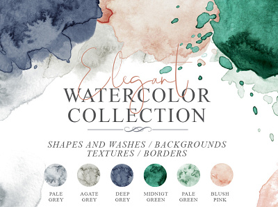 Elegant Watercolor Backgrounds,Textures Graphics abstract aesthetic background backgrounds banner blush card color decorative deep design elegant illustration logo texture textures ui watercolor watercolor texture watercolor textures