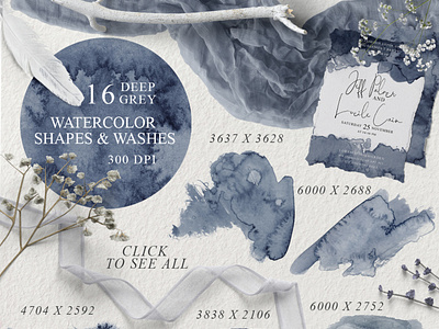 Elegant Watercolor Backgrounds,Textures Graphics