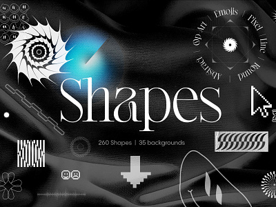 Shapes and Backgrounds Pack Graphics