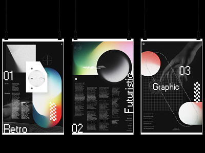 Texturas - Retro Graphics Pack 80s abstract assets background black cover design distorted geometric gradient grain grainy graphic grid kit monocrhome music noise noisy white