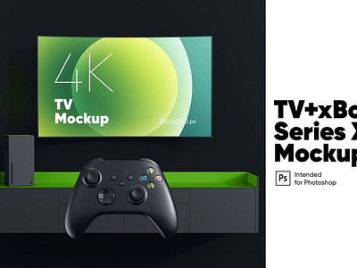 TV+xBox X Mockup