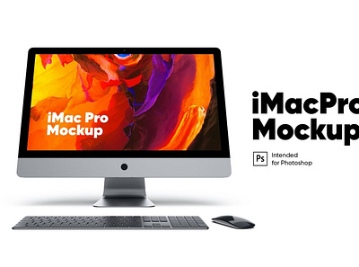 iMac Pro Mockup abstract clean device display imac laptop mac macbook mockup phone phone mockup presentation realistic simple smartphone theme ui ux web webpage
