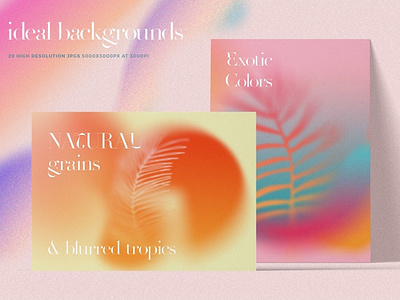 Tropical Gradient Backgrounds,Textures