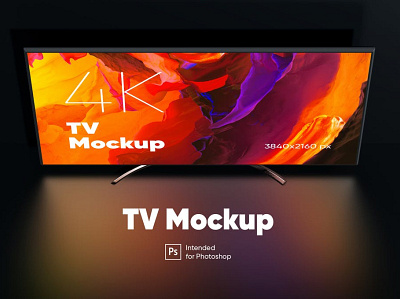 TV Mockup abstract app application clean device display display screen laptop mockup presentation realistic screen simple tv tv mockup tv mockups ui ux web webpage