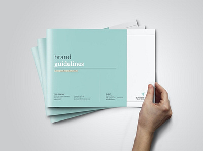 Horizontal Brand Guidelines brand brand guideline brand guidelines branding brochure business creative design editorial guidelines indesign layout magazine