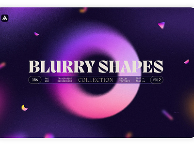 Blurry Gradient Shapes Collection 3d abstract aesthetic asymmetric background backgrounds black blurry chromatic clipping mask color colourful creative design gradient graphics neon poster shapes texture