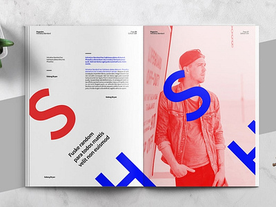 HELVETICA - Magazine Template