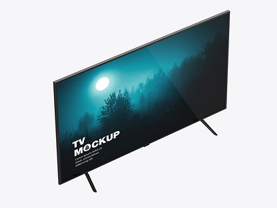 TV Mockup 4k abstract branding design device digital display electronic media mock up mock ups mockup mockups monitor screen tv