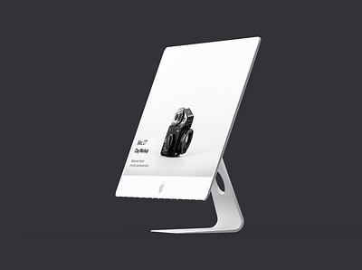 iMac Mockup 5k abstract apple clay clean device display hero imac macbook minimal minimalism minimalistic mockup pro realistic retina simple web white