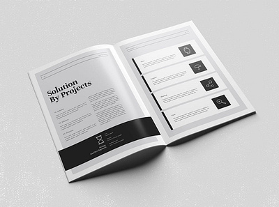 Proposal Template a4 agency annual report annual report 2021 brand identity brief brochure business clean design idenitity identity indesign marketing minimal minimalist modern project proposal web