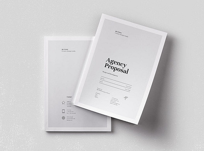 Proposal Template a4 agency annual report annual report 2021 brand identity brief brochure business clean design idenitity identity indesign marketing minimal minimalist modern project proposal web