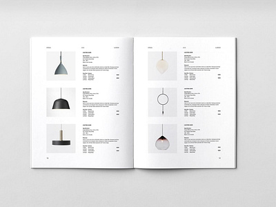 C E N T R E — Lighting Catalog Template brand branding brochure catalog catalogue clean design indesign lamp layout lighting lights lookbook magazine magazine template modern simple simplicity template templates