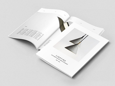 C E N T R E — Lighting Catalog Template brand branding brochure catalog catalogue clean design indesign lamp layout lighting lights lookbook magazine magazine template modern simple simplicity template templates