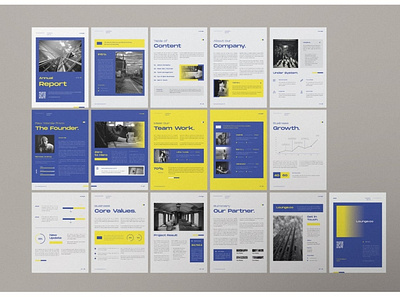 Annual Report a4 adobe brochure business catalog clean design elegant indesign layout lookbook magazine minimalist modern print professional template templates us letter workbook