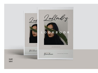 Lullaby Lookbook Minimal Portfolio Corporate