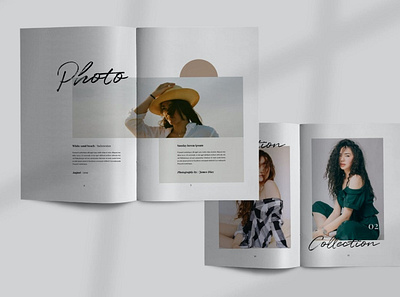 Lullaby Lookbook Minimal Portfolio Corporate a4 agency brand brand guidelines brand manual branding brochure company corporate design identity indesign lookbook magazine minimal portfolio simple template trend trending