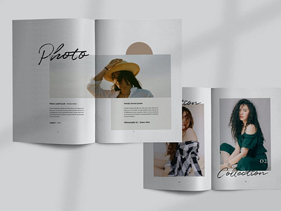 Lullaby Lookbook Minimal Portfolio Corporate