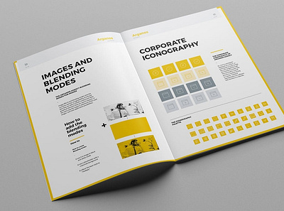 Brand Manual a4 advertising agency brand brand manual brandbook bundle colors corporate guide guideline identity indesign magazine manual minimal square swiss templates typography