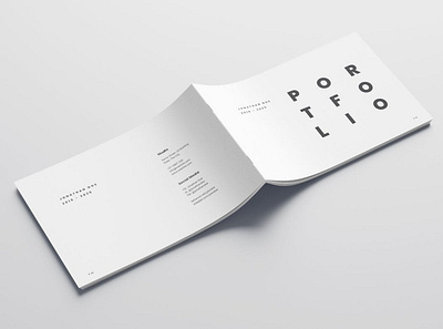 A5 Portfolio Template a5 branding brochure clean client creative design designer editorial elegant indesign layout magazine minimal modern personal portfolio print product template