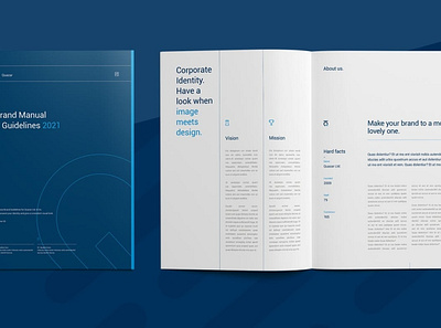 Brand Manual a4 agency book brand brochure colors corporate editorial guide guideline identity indesign layout magazine manual minimal professional swiss typography us