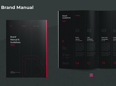 Brand Manual a4 agency book brand brochure colors corporate editorial guide guideline identity indesign layout magazine manual minimal professional swiss typography us